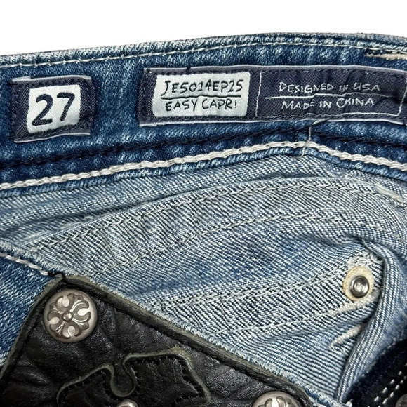 MIss Me JE5014EP15 Easy Capri Jean  Sz: 27 - Picture 7 of 9